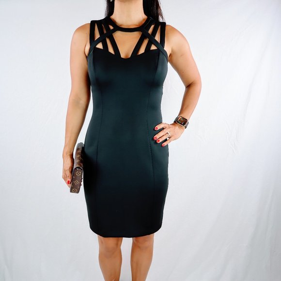 Guess Dresses & Skirts - Guess Black Cutout Bodycon Dress NWOT